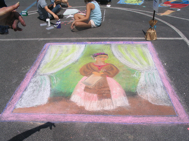 More chalk art