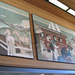 Parts of second and third panels, post office mural, Redondo Beach