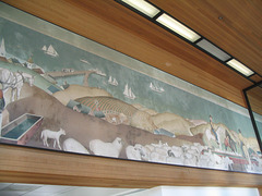 Part of second panel, post office mural, Redondo Beach