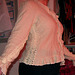 Crochet-altered linen blouse
