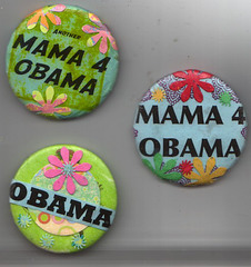 Three more Obama buttons