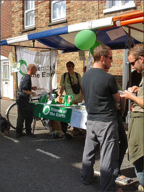 Friends of the Earth stall