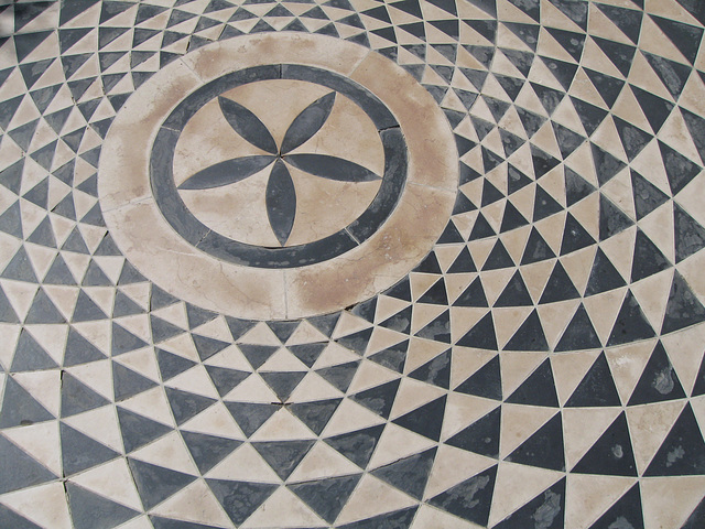 Outdoor floor, Getty Villa