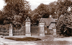 Underley Hall Lodge and Gates, Cumbria c1900