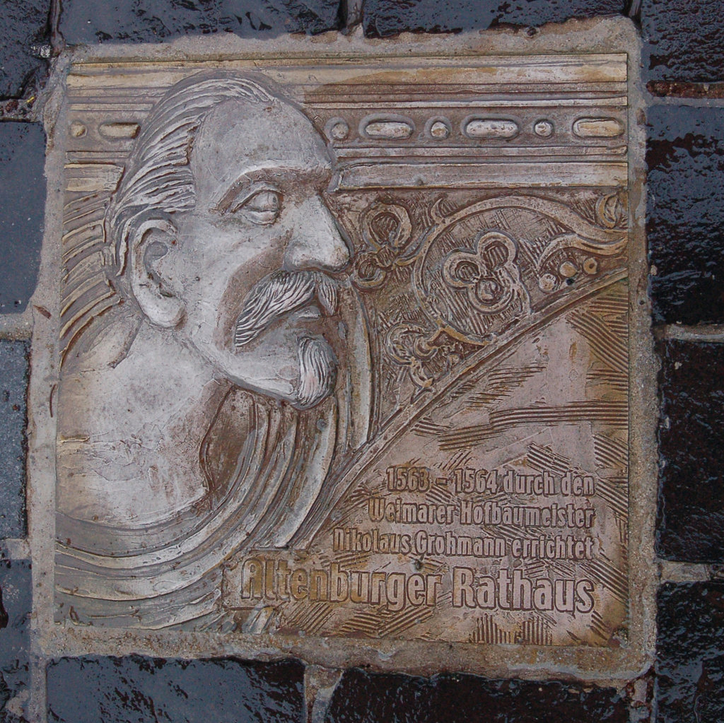 Urbodomo Altenburgo estas konstruita de la jaro 1563-1564 fare de la vajmarana kortega konstrumajstro Grohmann