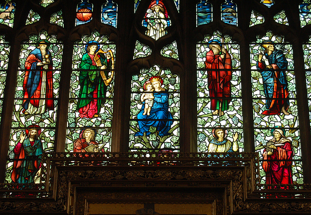 East Window, All Saints Church, Leek, Staffordshire