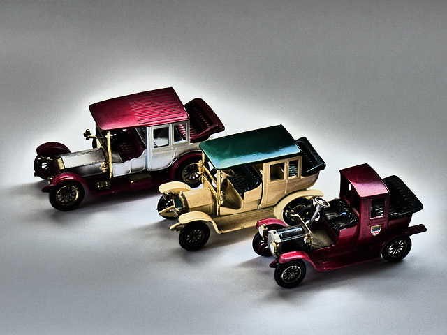 Toy cars from yesteryear