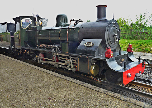 'Spitfire' after Arrival at Hoveton and Wroxham (Fake HDR)