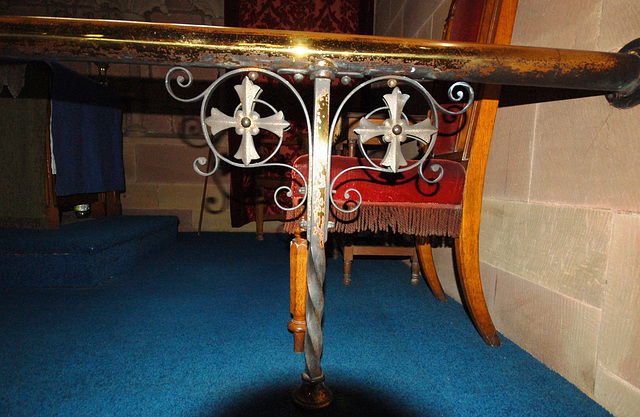 Altar Rail, Chancel, St James' Church, Idridgehay, Derbyshire