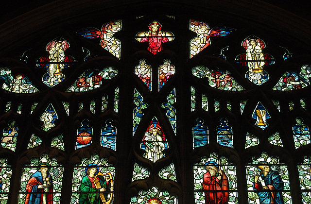 East Window, All Saints Church, Leek, Staffordshire