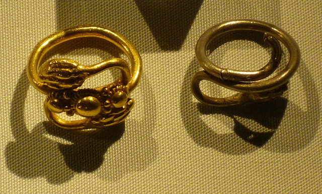 Snake-Head Rings