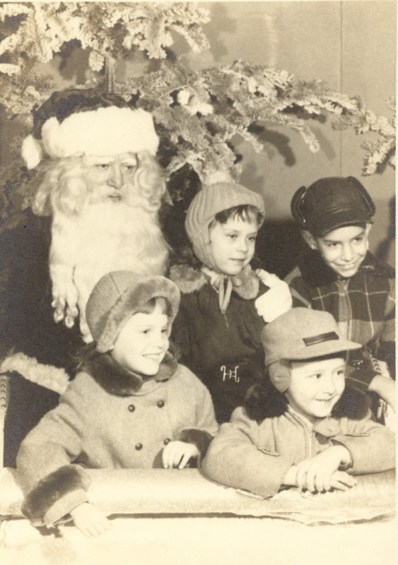 Merry Christmas!  1955, Mangels Florests, Wilmette, IL