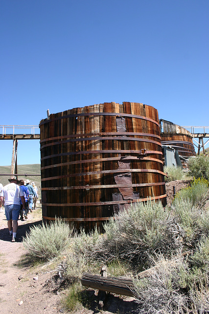 Cyanide vat, Bodie mill