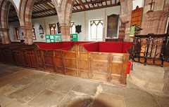 Corporation Pew, Saint Lawrence's Church, Boroughgate, Appleby In Westmorland, Cumbria