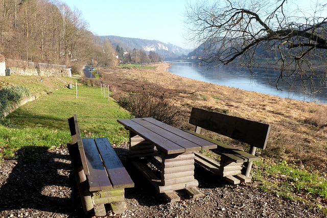 Elbtal - Blick auf die Bastei