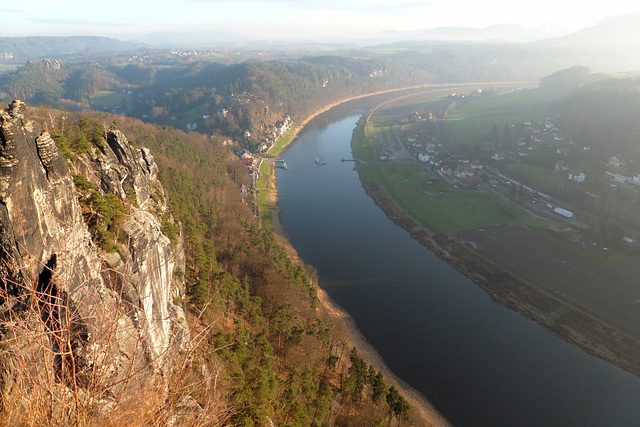 Blick auf Rathen