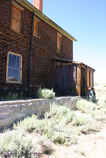 Railroad depot, Bodie, California, USA