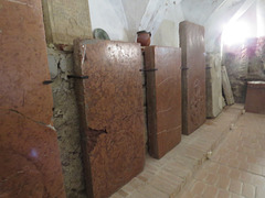 Traismauer : pierres tombales d'époque médiévale.