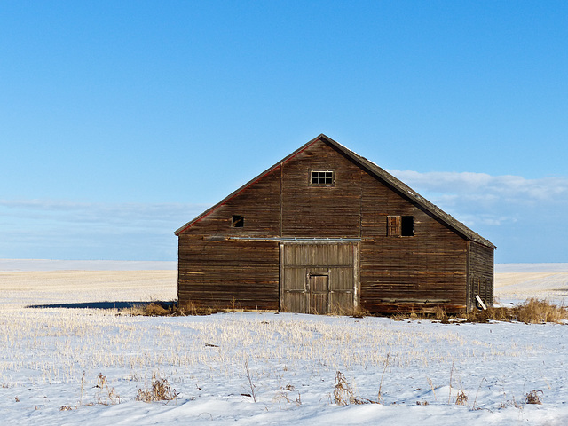 Where yesterday's barn window belongs