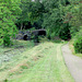 La Fera Ponto estas kopio de la Coalbrookdale Bridge en Anglujo el 1799. (Die Eiserne Brücke ist ein Nachbau der Coalbrookdale Bridge von 1799 .)