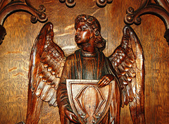 Detail of chancel furnishings, St Anne's Church, Baslow, Derbyshire