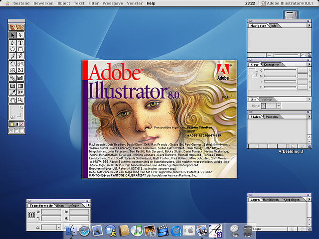 Screenshot | Illustrator 8.0