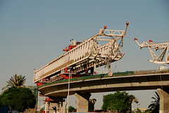 Metro construction, Dubai