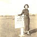 Alice at the golf course, late 1930s