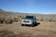 Jeep in the Middle of Nowhere