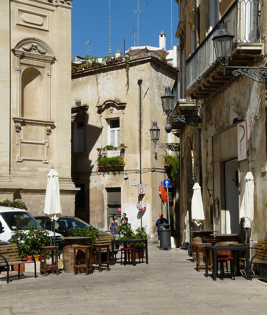 Lecce- Corner of a Piazza