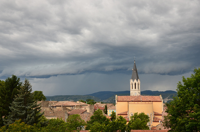 Ciel d'orage sur ma ville