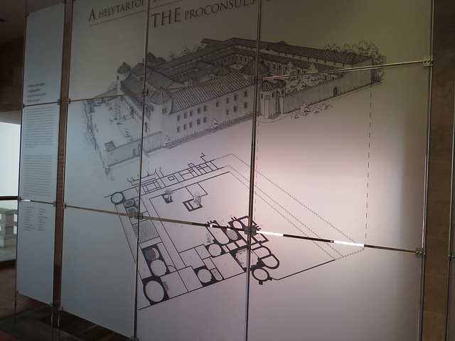 Aquincum : reconstitution du palais du gouverneur de province.