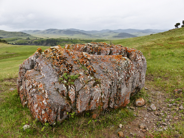 A wet, cloudy view from the Whaleback