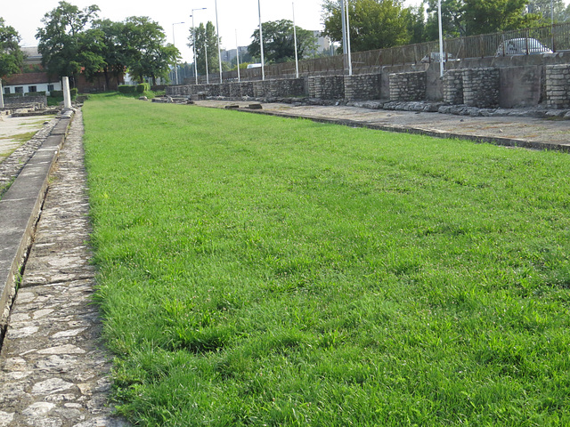 Aquincum, agglomération civile : le cardo.