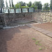 Aquincum, agglomération civile : grande salle à abside des grands thermes.