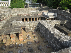 Aquincum, agglomération civile : caldarium des grands thermes.