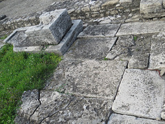 Aquincum, agglomération civile : pavement du sanctuaire.