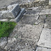 Aquincum, agglomération civile : pavement du sanctuaire.