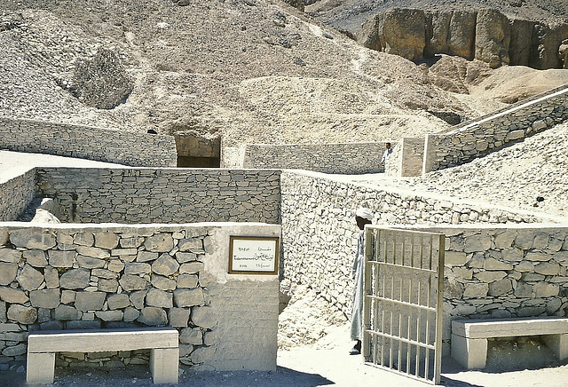 Entrance to Tut-Ankh-Amon's tomb, 1967