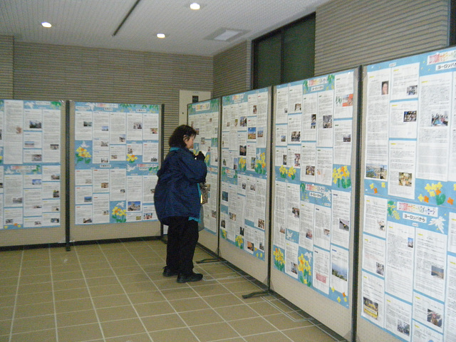 Internacia Virina Tago 2013 en Hiroŝimo — Ekspozicio de mesaĝoj