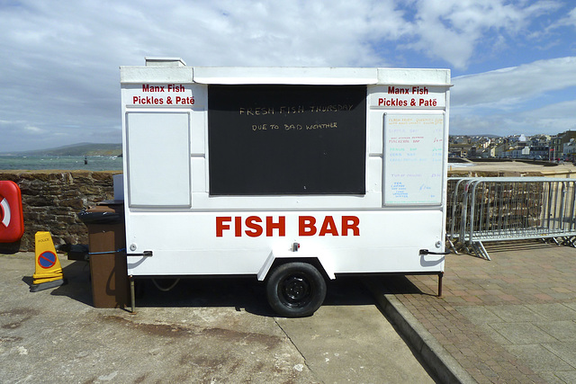 Isle of Man 2013 – Fresh ﬁsh Thursday due to bad weather