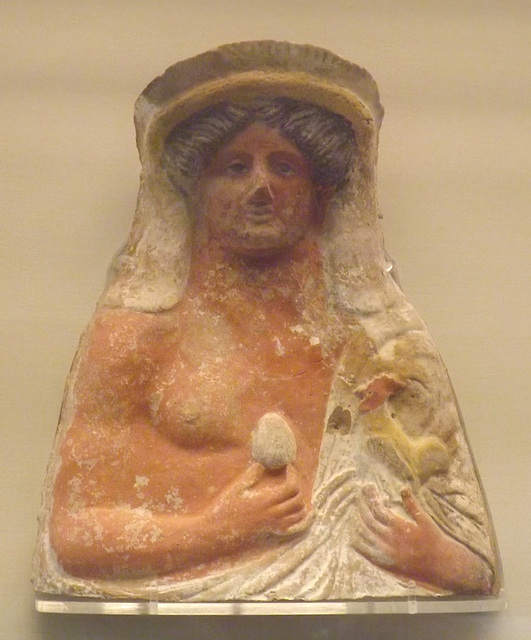 Dionysos Holding an Egg and a Cockerel in the British Museum, May 2014