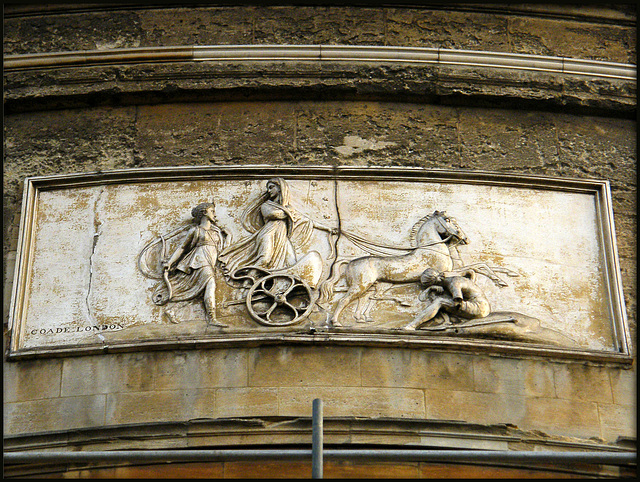 Coade stone panel