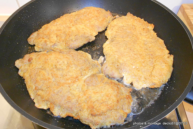 Tian au six légumes revisité et escalope panée  17