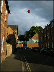 balloon over Jericho