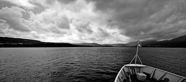 On the ferry to Arran
