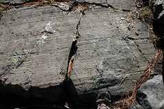 Glacial striations