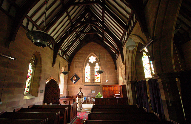 Nave Looking West, Saint James' Church, Idridgehay, Derbyshire