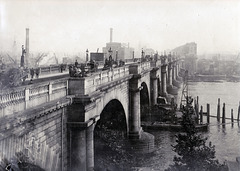 London Bridge and the Stag Brewery (Both now removed)