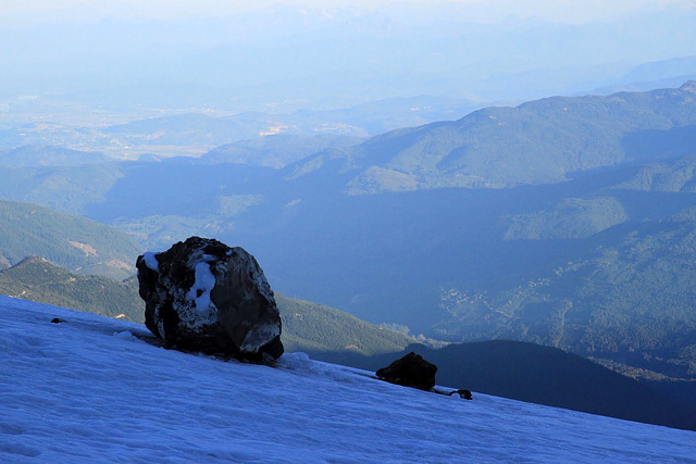 Near the Top of Coleman Glacier